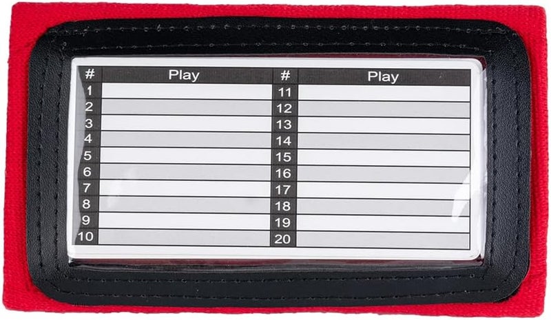 CHLPRO Quarterback Play Wristband - 3 Playsheet Compartments - Perfect for Flag and Tackle Football-2 Inserts Included-Youth,Single - Image 4