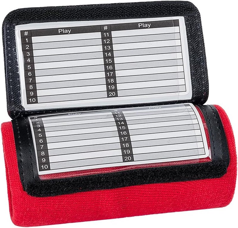 CHLPRO Quarterback Play Wristband - 3 Playsheet Compartments - Perfect for Flag and Tackle Football-2 Inserts Included-Youth,Single - Image 1