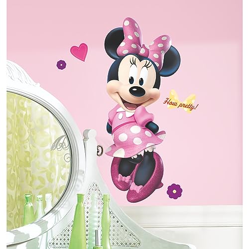 Disney RoomMates RMK2008GM Minnie Mouse Bow-tique Giant Peel and Stick Wall Decal - Image 2
