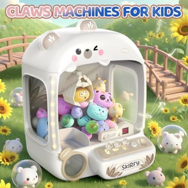Skirfy Unicorn Claw Machine for Kids - Mini Vending Game with Squishy Fidget Toys, Candy Dispenser, Gift for Girls Age  6+ - Image 5