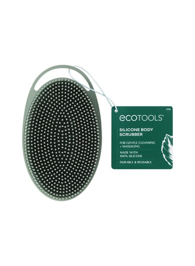 Ecotools Silicone Body Scrubber, for Gentle Cleansing & Exfoliating, 2-in-1 Silicone Scrubber & Body Massager, Hygienic & Durable Bath Accessory, Eco Friendly, Vegan, & Cruelty Free, 1 Count - Image 1