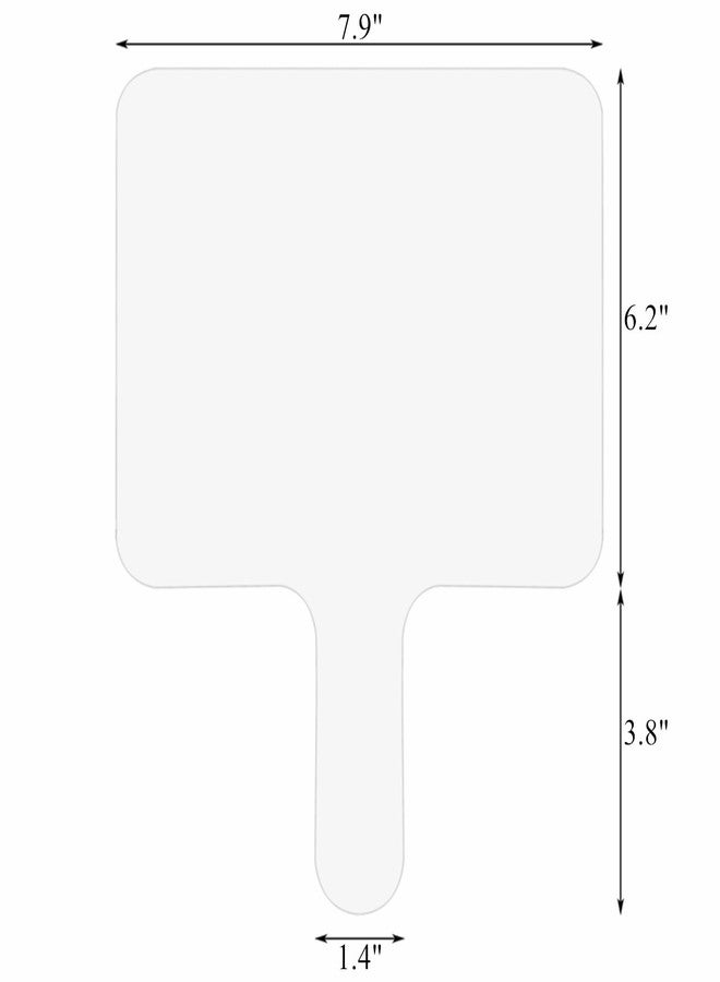 Cididu Set of 30 Dry Erase Answer Paddle, Small White Board Dry Erase Boards Classroom Pack, Handheld Lapboard Set with Erasers, Erase Paddle Boards for Students Teachers School Supplies - Image 2