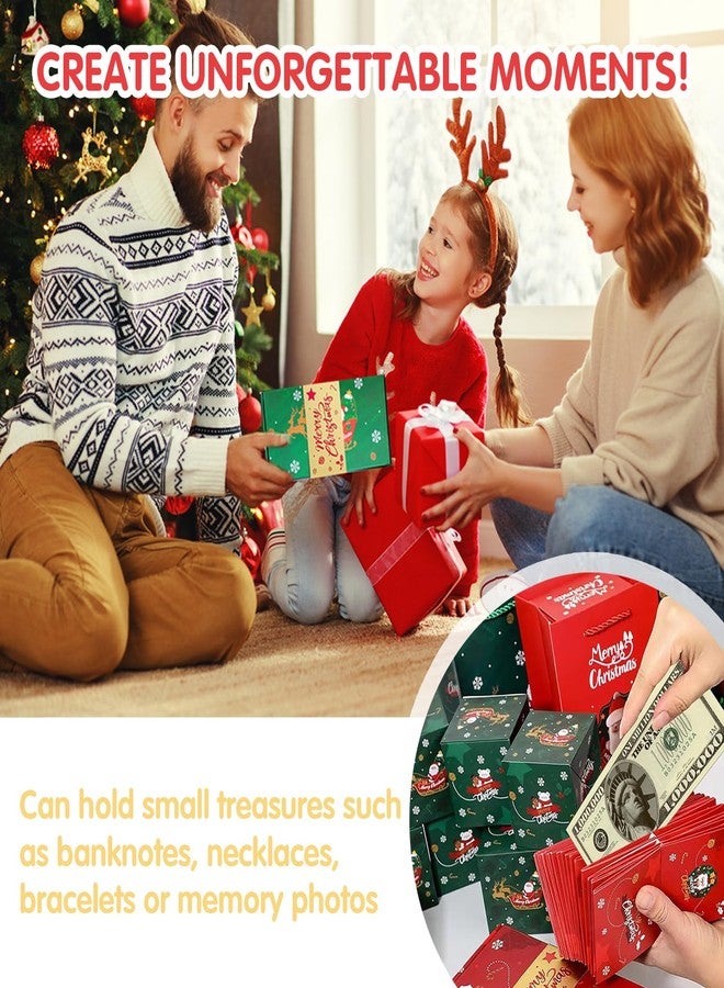 enttgo 16pcs Surprise Gift Boxes for Money, 2025 Newly Folding Pop-Up Explosion Box, Christmas & Birthday - Image 3