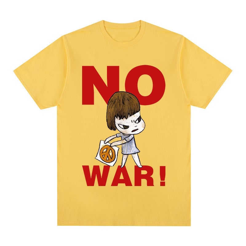 Yoshitomo Nara Peace T-Shirt Cotton Men T Shirt New Tee Tshi - Image 2