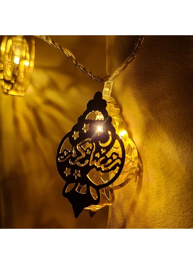 إيروريكس خيوط إضاءة رمضان بطول 3 أمتار تحتوي على 20 مصباح بتصميم شرقي معدني فاخر من متجر الأجهزة الذكية بالسعودية - Image 5