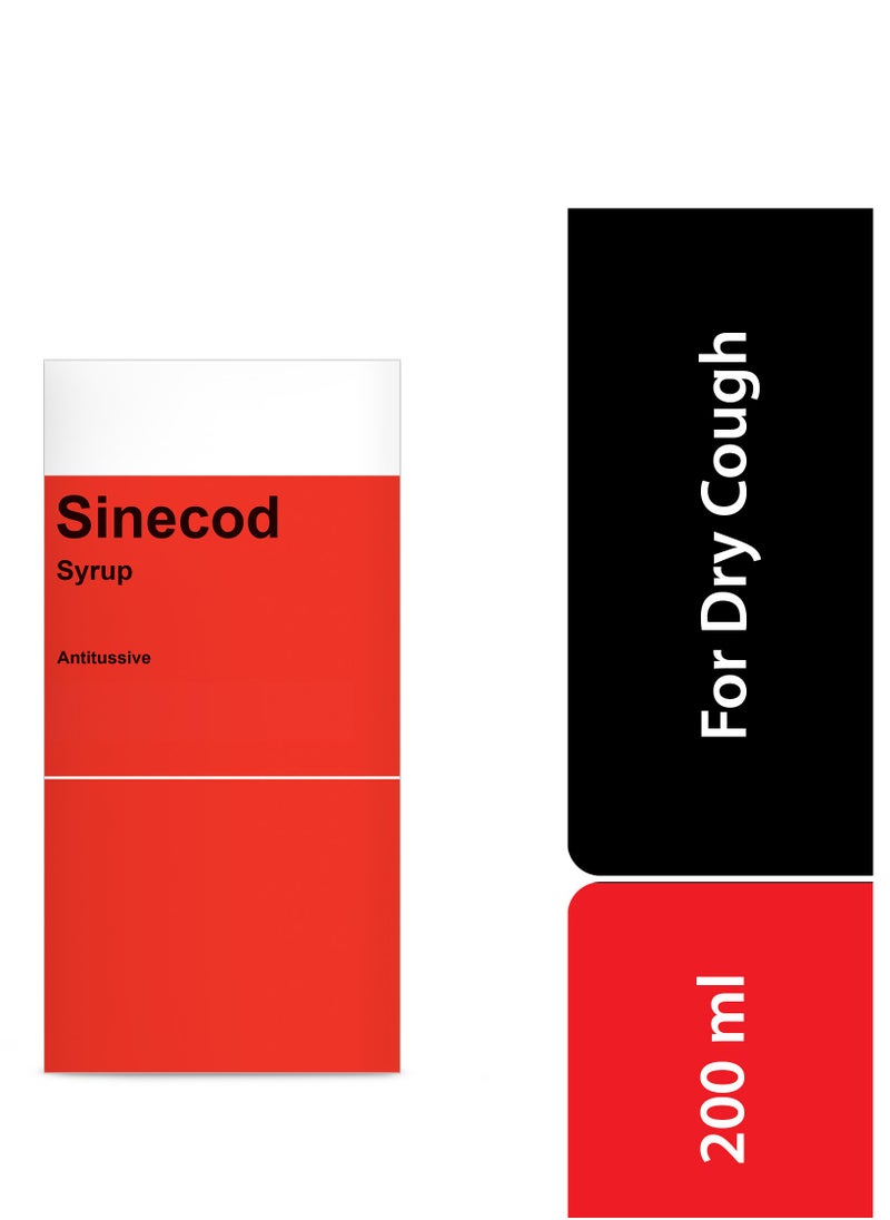 gsk Sinecod Dry Cough Syrup 200Ml 