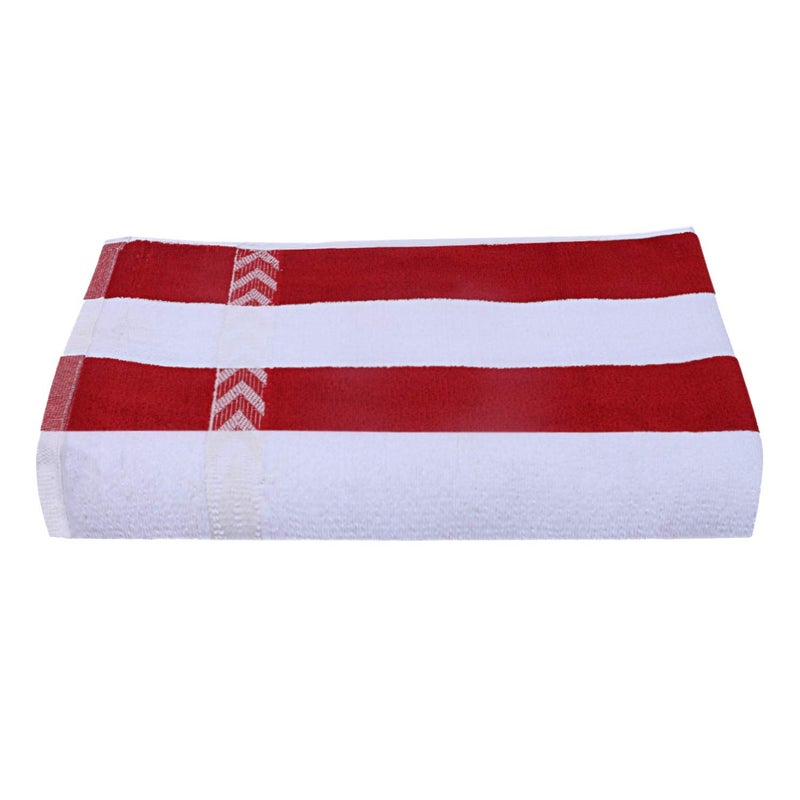 Kuber Industries Cotton 2 Pieces Bath Towel 27" x54? (Red & Blue)-CTKTC29749 - Image 4