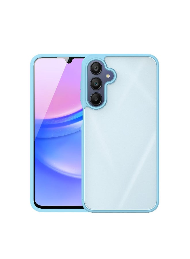 DUX DUCIS Yind Series Cover for the Samsung Galaxy A17 5G mobile phone a slim, TPU Hybrid PC  cover made of TPU, polycarbonate silicone - Light Blue - Image 1
