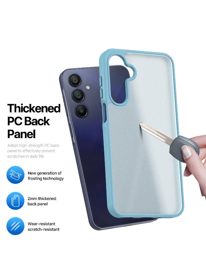 DUX DUCIS Yind Series Cover for the Samsung Galaxy A17 5G mobile phone a slim, TPU Hybrid PC  cover made of TPU, polycarbonate silicone - Light Blue - Image 5