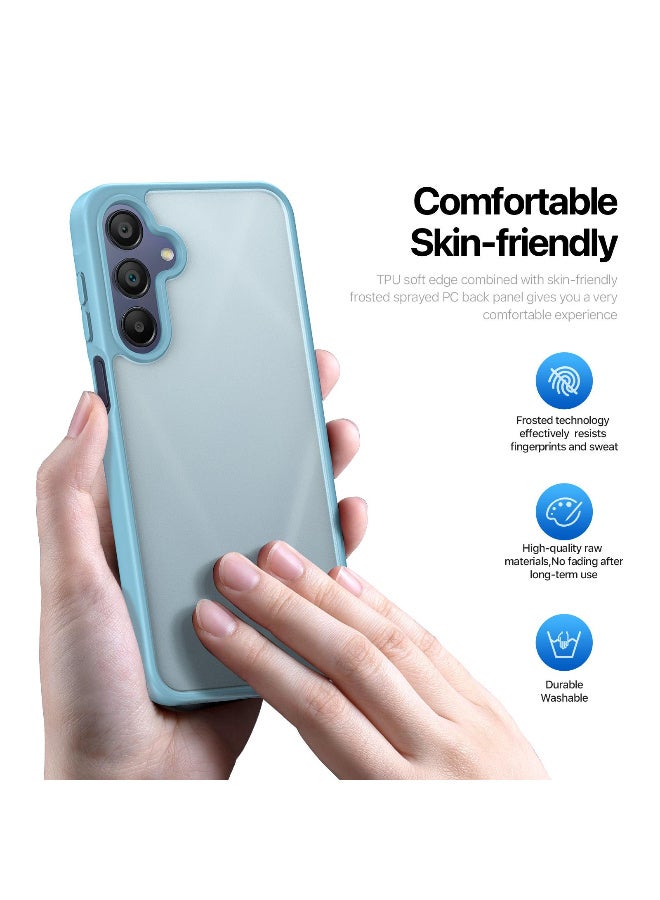 DUX DUCIS Yind Series Cover for the Samsung Galaxy A17 5G mobile phone a slim, TPU Hybrid PC  cover made of TPU, polycarbonate silicone - Light Blue - Image 4