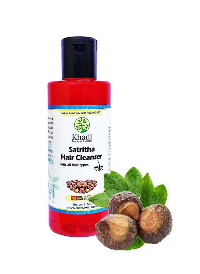 Khadi Herbal Herbal Satritha Shampoo 210Ml Set Of 2 - Image 4