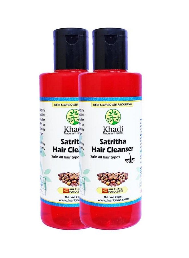 Khadi Herbal Herbal Satritha Shampoo 210Ml Set Of 2 - Image 2