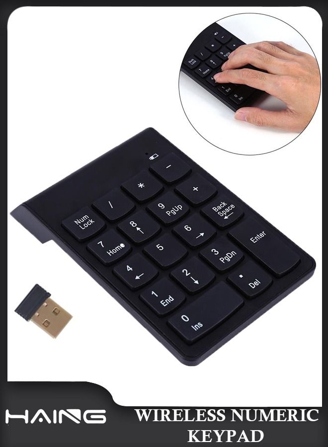 Wired Number Pad, USB Numeric Keypad 19 Key Number Keypad Keyboard For Laptop PC Computer...