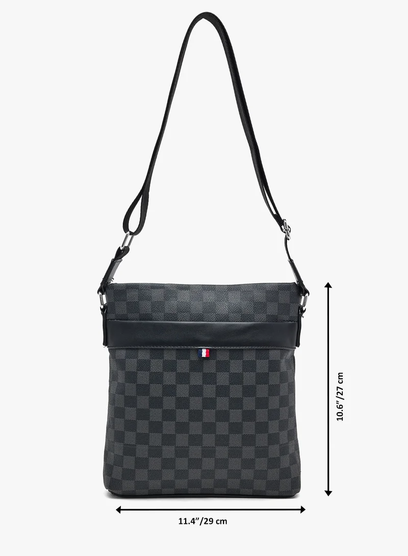 Robert Wood Printed Casual Crossbody Mesenger Bag