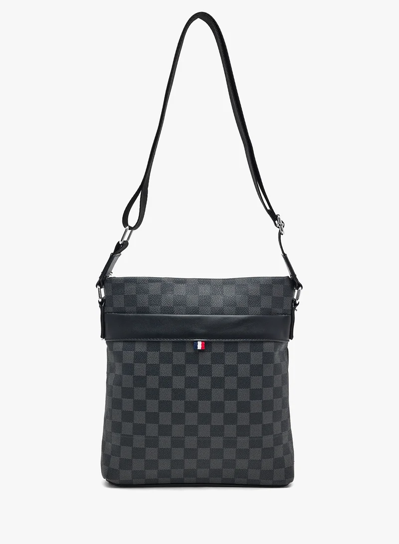 Robert Wood Printed Casual Crossbody Mesenger Bag