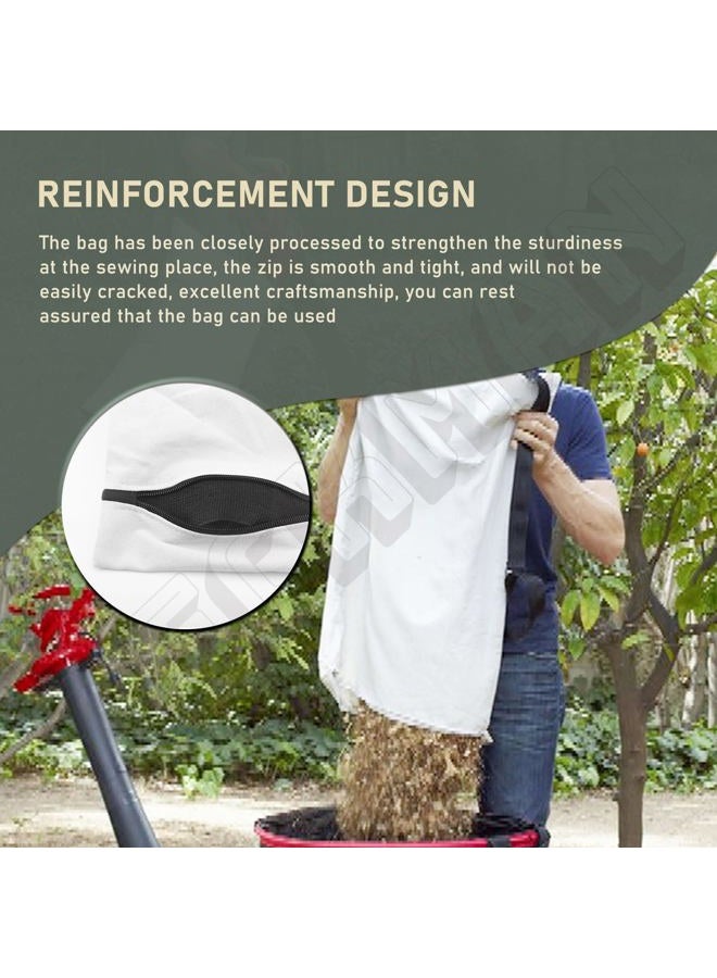 DECKMAN Blower Debris Vacuum Bag/Leaf Blower Vac Bag Compatible with Portland 12 Amp 3-in-1 Electric Blower Vacuum Mulcher 62337 - Image 4
