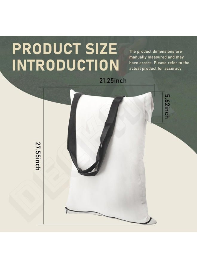 DECKMAN Blower Debris Vacuum Bag/Leaf Blower Vac Bag Compatible with Portland 12 Amp 3-in-1 Electric Blower Vacuum Mulcher 62337 - Image 3
