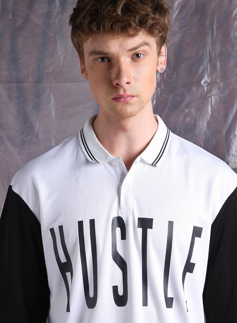 Hubberholme Men Streetletics Printed T-Shirt & Shorts Oversized fit Mesh Co-ord Set - Image 4
