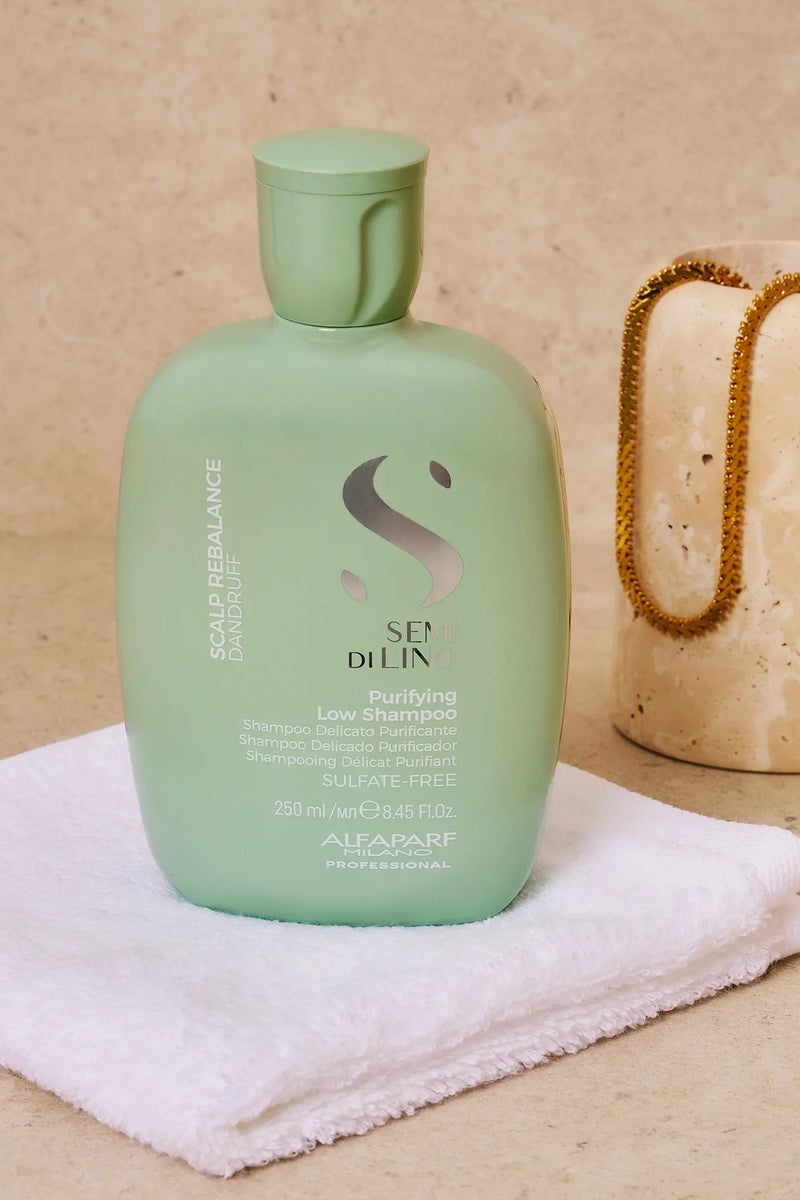 Alfaparf Milano Semi Di Lino Scalp Rebalance Balancing Low Shampoo, 250 Ml - Image 3