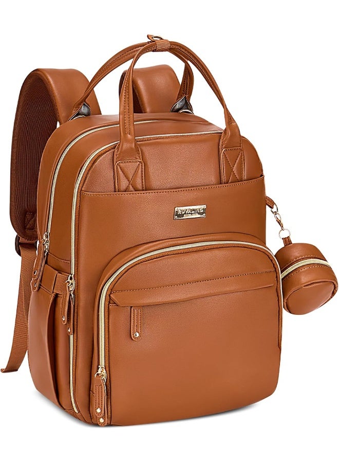 RUVALINO Diaper Bag Backpack, Multifunction Travel Pack Maternity Baby Changing Bags, Large Capacity, Waterproof - Image 1