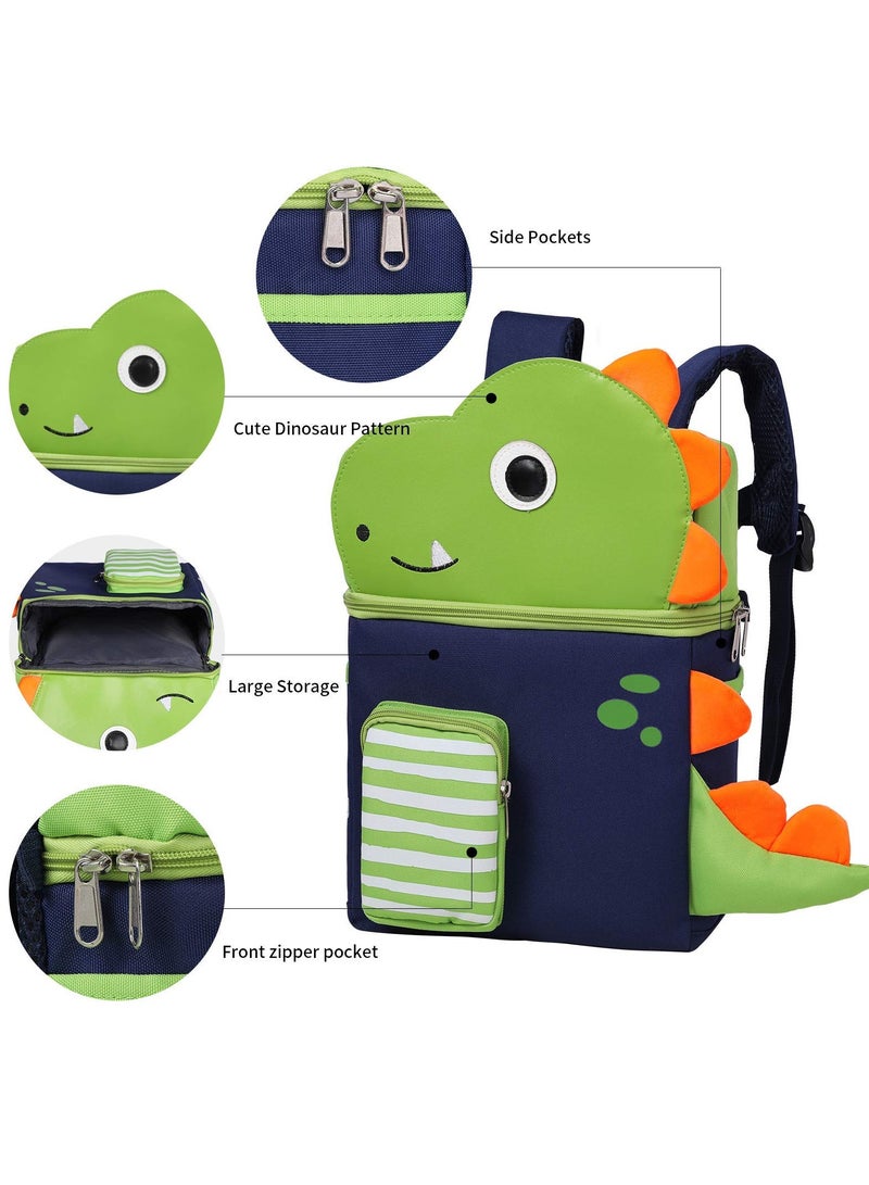 SANMUGEED Toddler Backpack with Leash and Chest Strap for Boys Girls, Cute 3D Kindergarten School Bookbag for Kid - Image 3