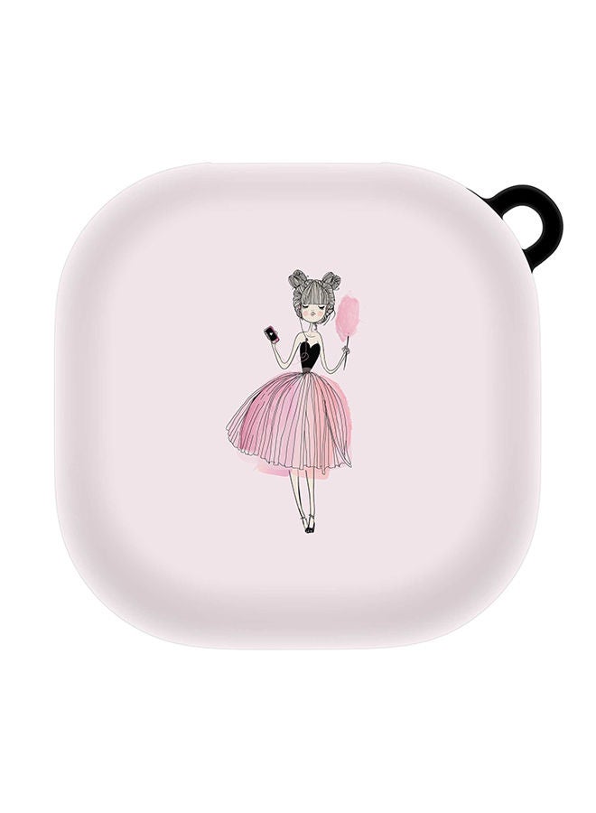 Stylizedd StylePods Custom Case Samsung Galaxy Buds Pro (2021) / Buds Live Case With Anti-Lost Keychain - Lost in Music - Image 1