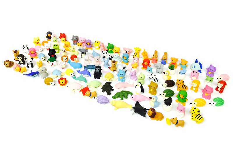 Iwako Pencil Eraser Animal Collection IWAKO Japanese Erasers (Pack of 20) Unicorn included - Image 3
