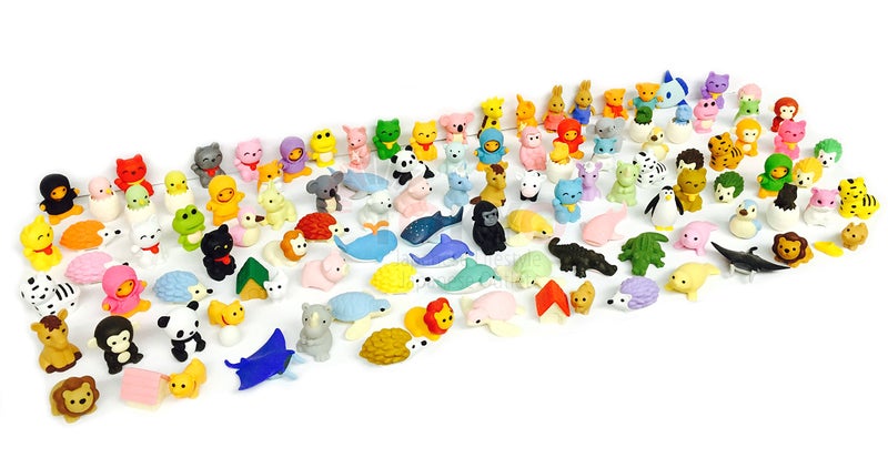 Iwako Pencil Eraser Animal Collection IWAKO Japanese Erasers (Pack of 20) Unicorn included - Image 4