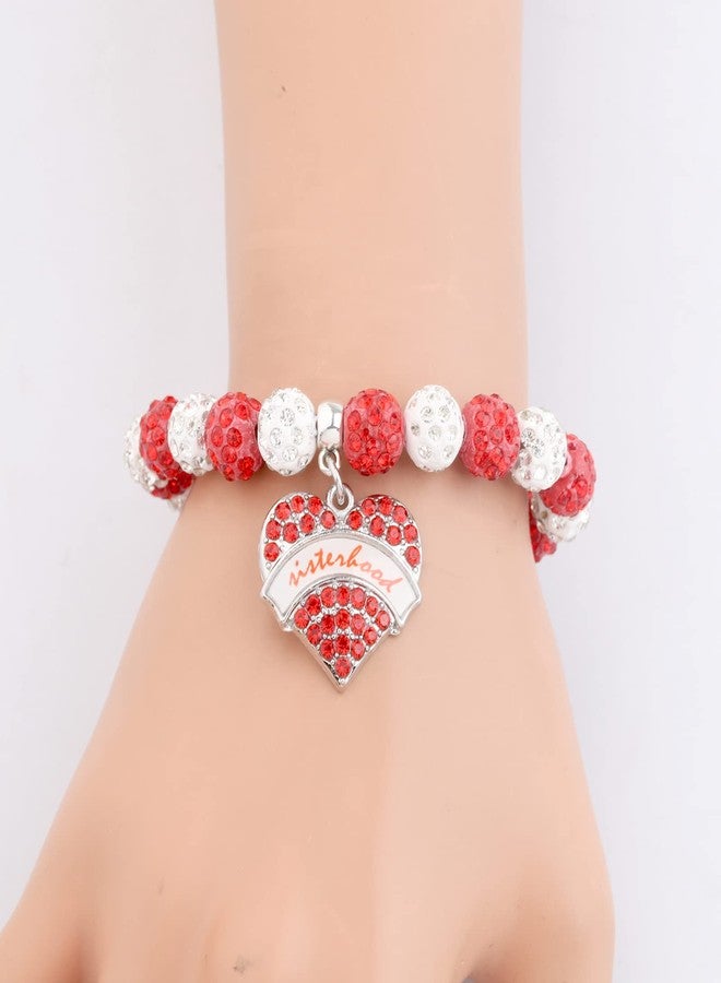 MYOSPARK Greek Sorority Gift Never Forget The Difference You've Made Bracelet for Sisterhood (Red White BR) - Image 5