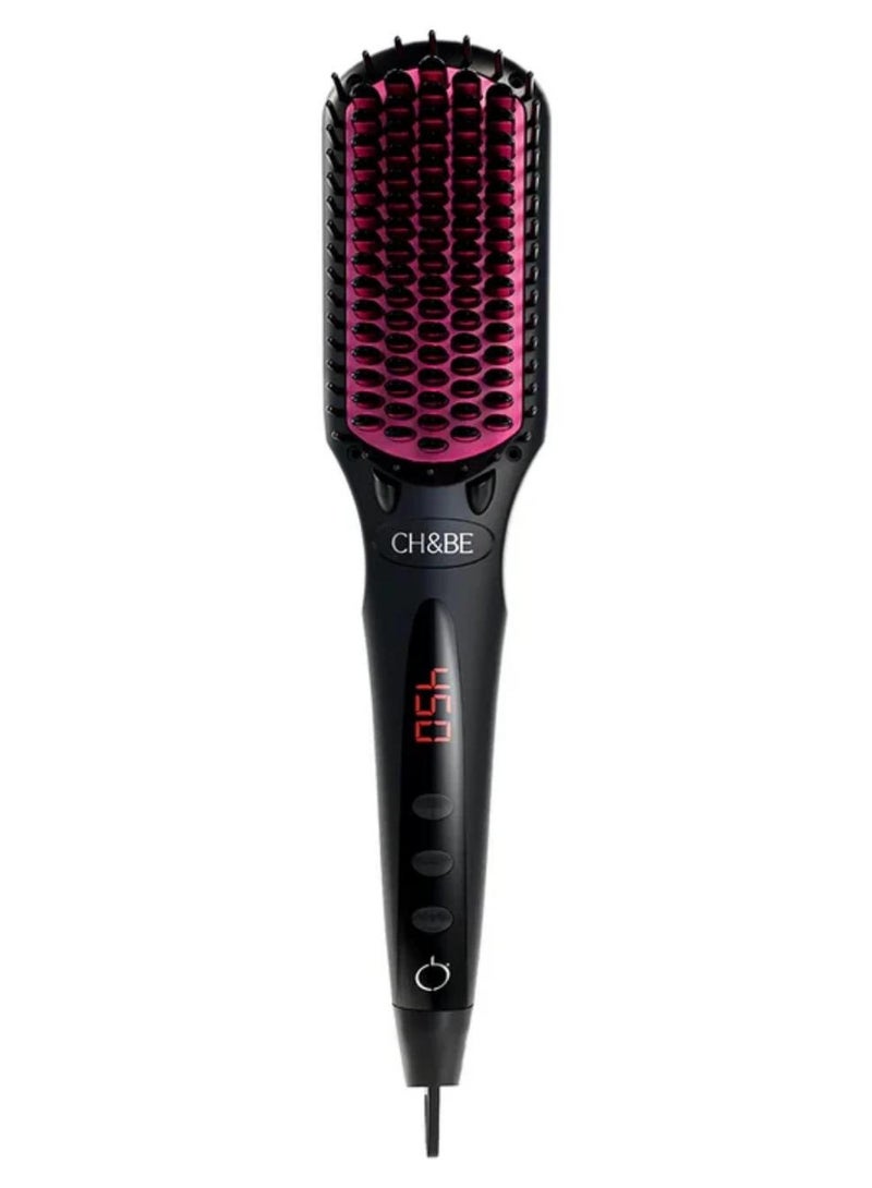 تشي أند بي فرشاة شعر  اﻟﻔﺮد اﻻﻳﻮﻧﻴﺔ| تمليس يومي صحي وسريع | درجة حرارة 170–450°F | إغلاق تلقائي بعد 60 دقيقة | مشط نانوي مانع للتشابك | مولد أيوني مزدوج | تقنية PTC لحماية الشعر - Image 1