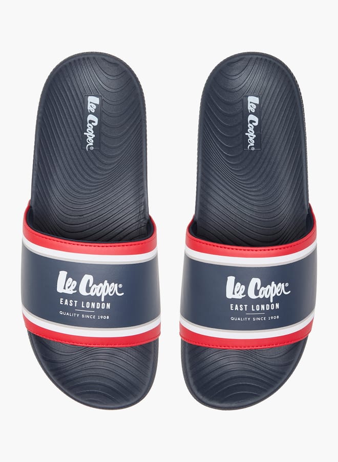 Lee Cooper Men's Logo Print Slip-On Slides - Image 2