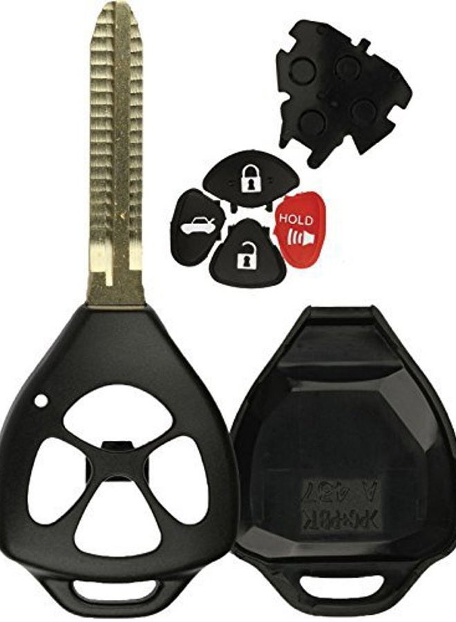 KeylessOption Keyless Entry Remote Key Fob Shell Key Blade Case For Toyota Camry Corolla Rav4 Matrix Venza Yaris - Image 1