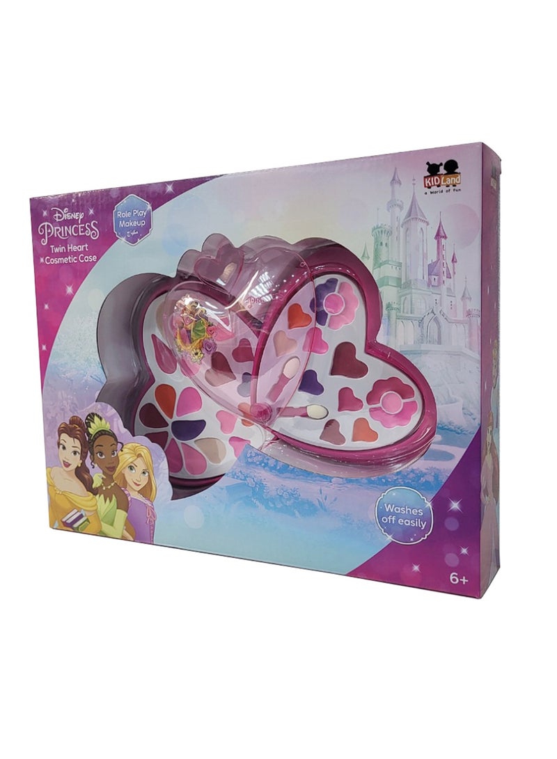 Disney Princess Disney - PRINCESS  2 DECKS HEART SHAPE COSMETIC CASE