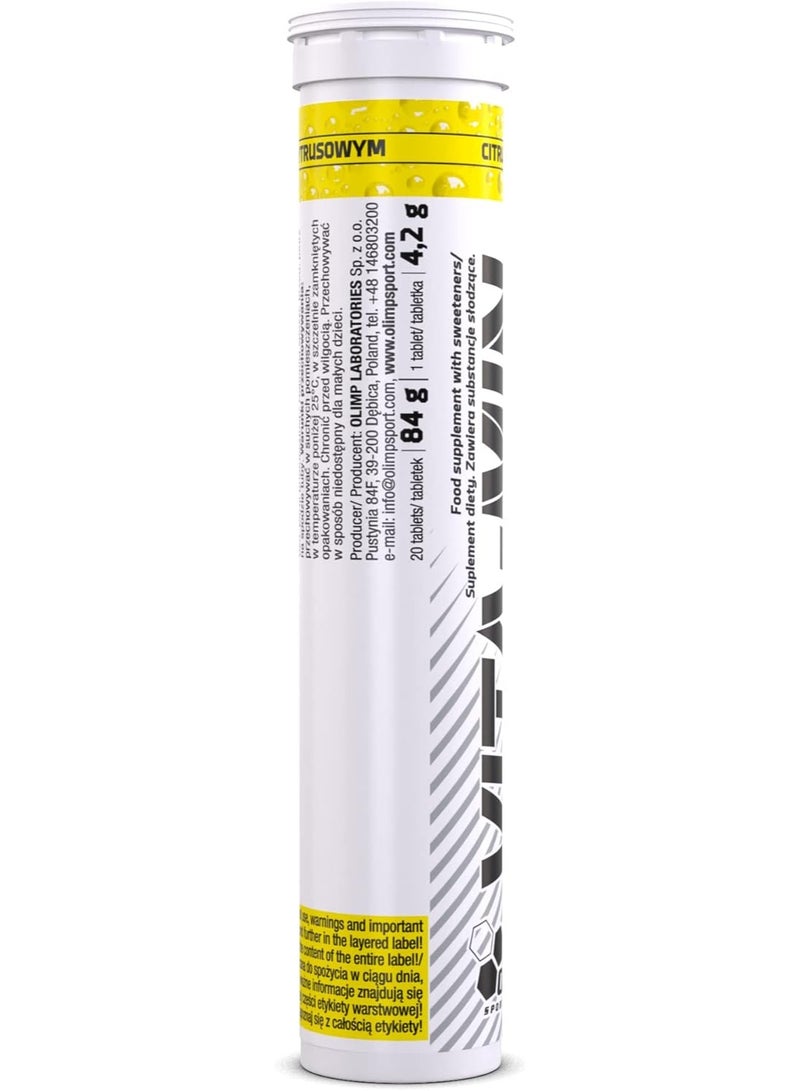 أولمب فيتامين مين سبورت نيوترشن متعدد الاستخدامات، 20 قرصًا فوارًا، تركيبة متعددة الفيتامينات والمعادن تدعم الطاقة والتركيز وأسلوب الحياة النشط - Image 2