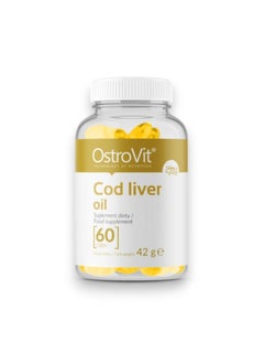 OstroVit Cod Liver Oil, Food Supplements, 60 Capsules 