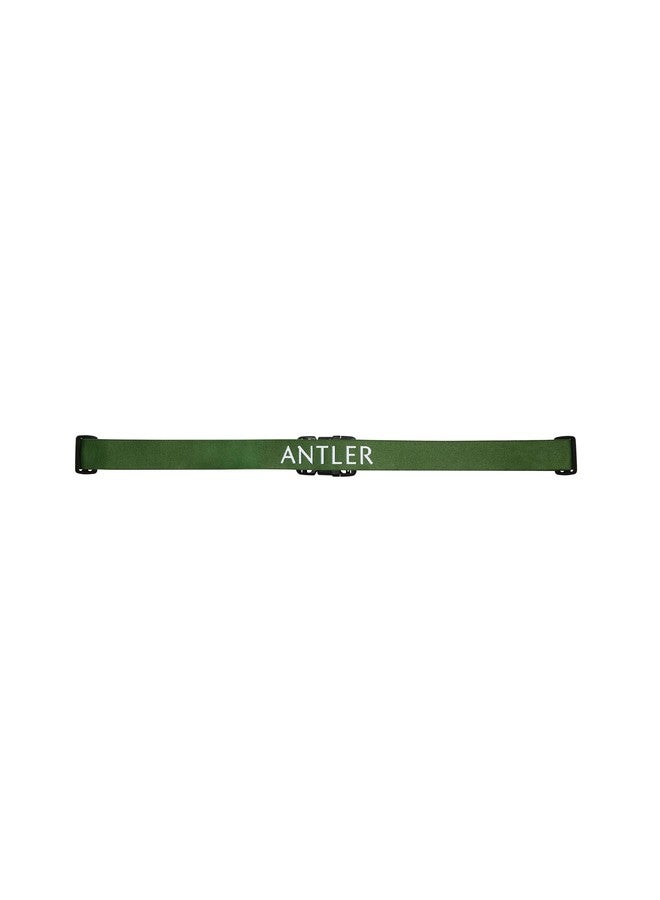 ANTLER Luggage Strap for Suitcases - Travel Accessories, Adjustable, Easy ID & Personalization, Heavy Duty & Durable, 67 in x 1.4 in - Antler Green - Image 1