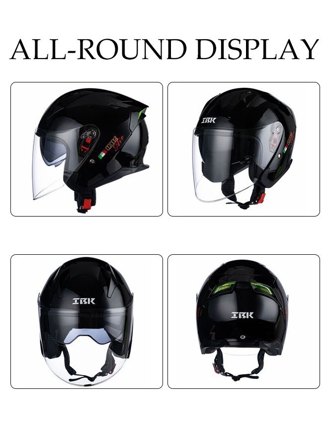 DUNISO Full Face Motorcycle Helmet, Lightweight Crash Resistant Motorcycle Helmet, All Season Cool Racing Helmet，Equipped with Dual Lenses,Removable Breathable Lining, Suitable for Both Men and Women (XL)  - Image 5