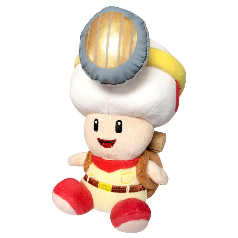 Little Buddy 1408 Super Mario Bros. Captain Toad Sitting Pose Plush  6.5"" - Image 1