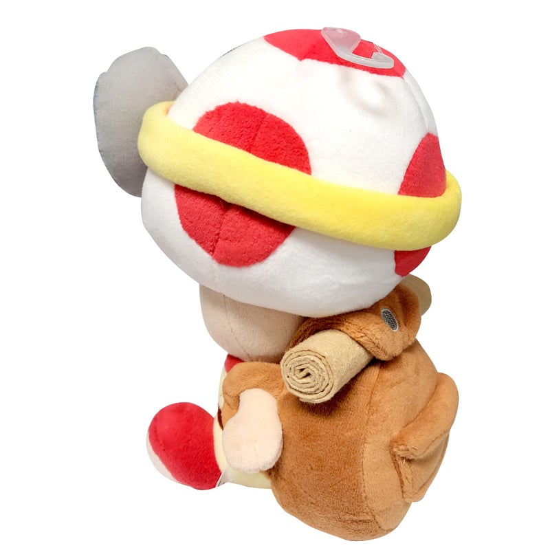 Little Buddy 1408 Super Mario Bros. Captain Toad Sitting Pose Plush  6.5"" - Image 3