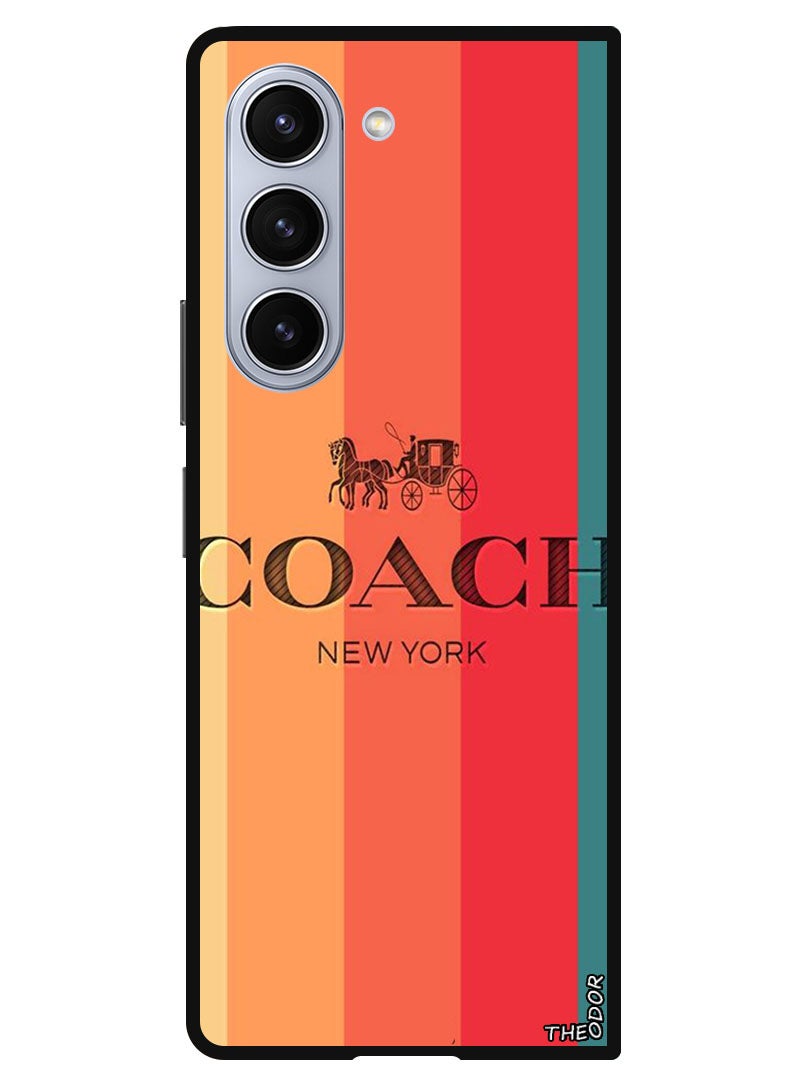 Theodor Protective Case Anti Scratch Shock Proof Bumper Cover For Samsung Galaxy Z Fold 6 New York - Image 1