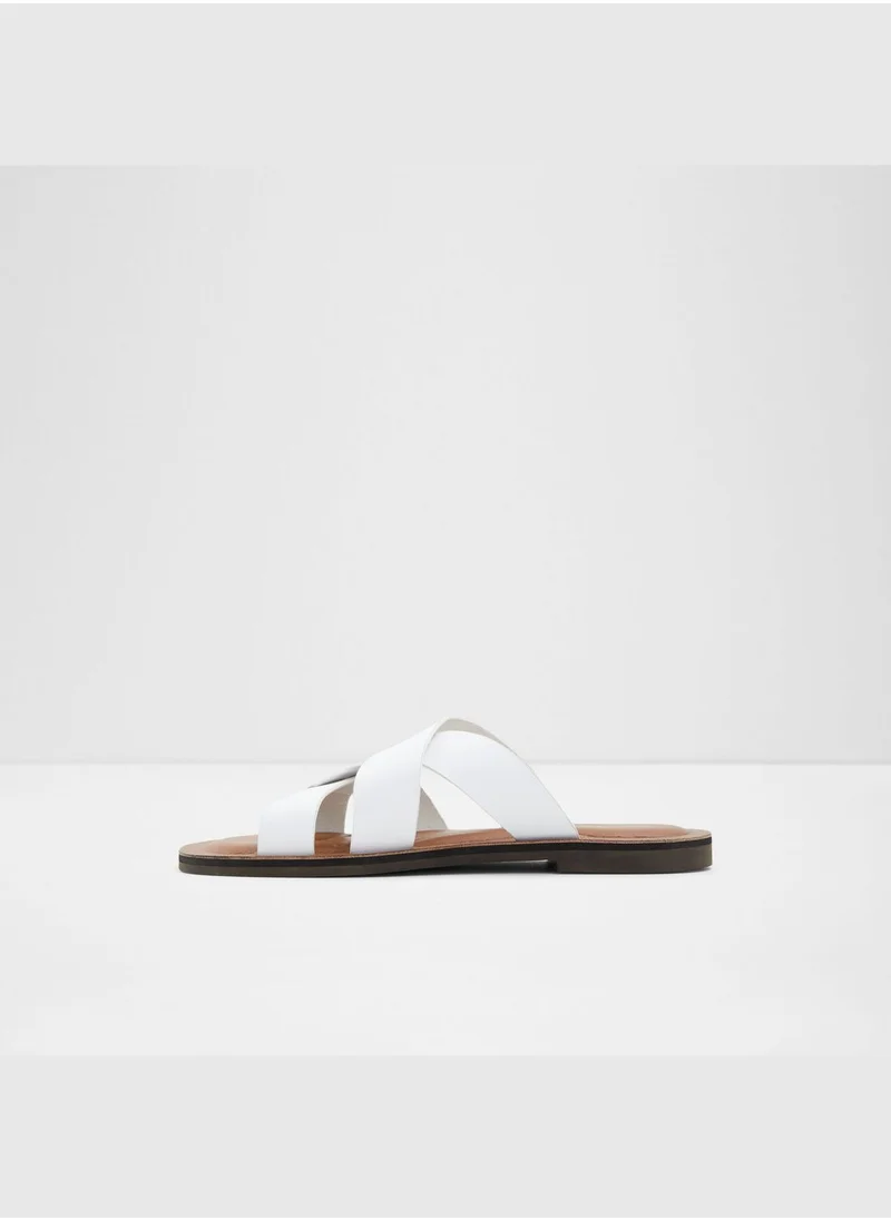 ALDO Genuine Leather Sandal Flat Heel