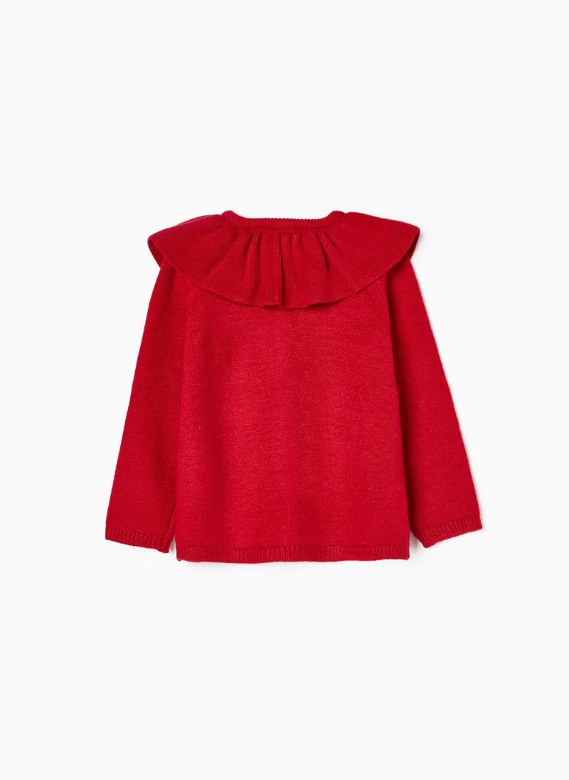 زيبي Cardigan for Baby Girls 'B&S', Red