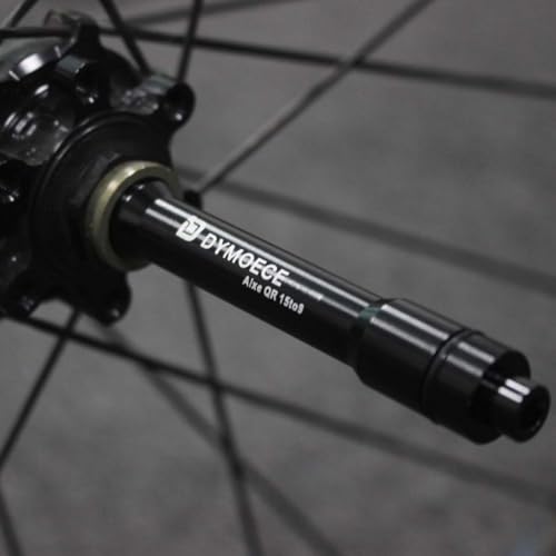 Dymoece Bicycle Wheel Fork Axle 15mm Front Thru Axle to 9mm Quick Release Skewer Adapter Conversion - Image 5