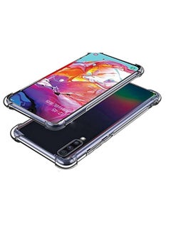 Generic Anti-Shock Cover With Reinforced Edges For Samsung Galaxy a70 - Shockproof Ultra Protection, Clear  - Image 4
