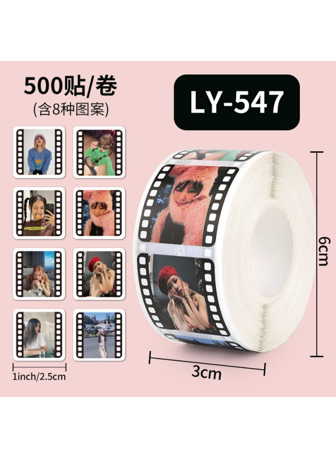 Liyuan Blackpink Sticker Idol Peripheral Expression Bag Sticker Sticker Sticker Roll Sticker - Image 1