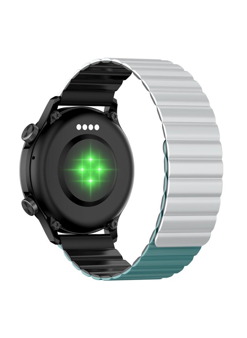 KIESLECT - Smart Calling Watch KR PRO LTD With 1.43'' HD AMOLED Dynamic AOD Display/24H Health Monitor/100-Sport Modes/ Double Straps（Gray - Image 1