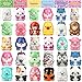 KIZZYEA Valentines Party Favors Valentines Day Gifts for Kids 24 Packs Valentines Day Cards for Kids School with Animal Squeeze Toys Exchange Gifts for Boys Girls Ideal Valentine Classroom Prizes - Image 2