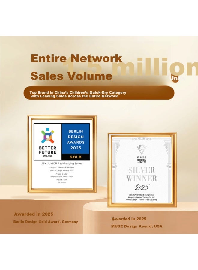 Ask Junior Kids Quick-dry Set Summer Youth Chinese Style Instant Cooling Short Sleeve T-shirt And Shorts Sports Two-piece Set - Image 3