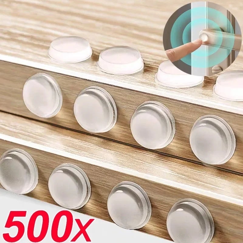Silicone Cabinet Door Bumpers Self-Adhesive Drawer Stop Bumpers Pads Anti-collision Silencer Sticker for Furniture Protective - Image 2