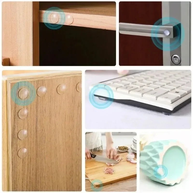Silicone Cabinet Door Bumpers Self-Adhesive Drawer Stop Bumpers Pads Anti-collision Silencer Sticker for Furniture Protective - Image 4